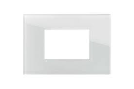 Okvir okrasni EDGE GLM 3M belo steklo