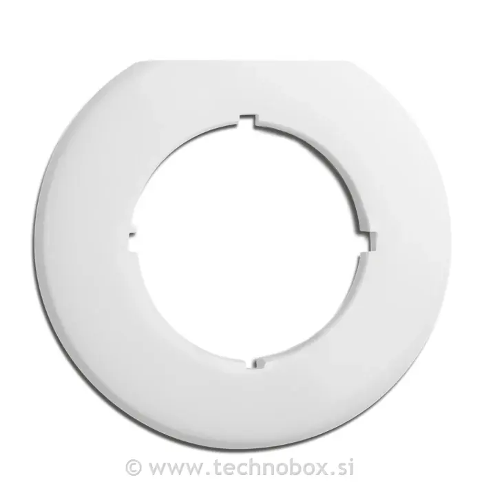 Okvir okras.okrogli končni Duroplast bel