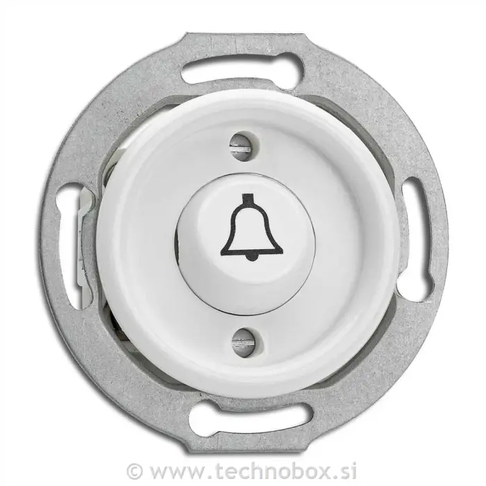 Tipkalo p/o zvonec Duroplast belo