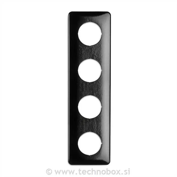 Okvir okras.štirik.kvadratni Bakelit črn