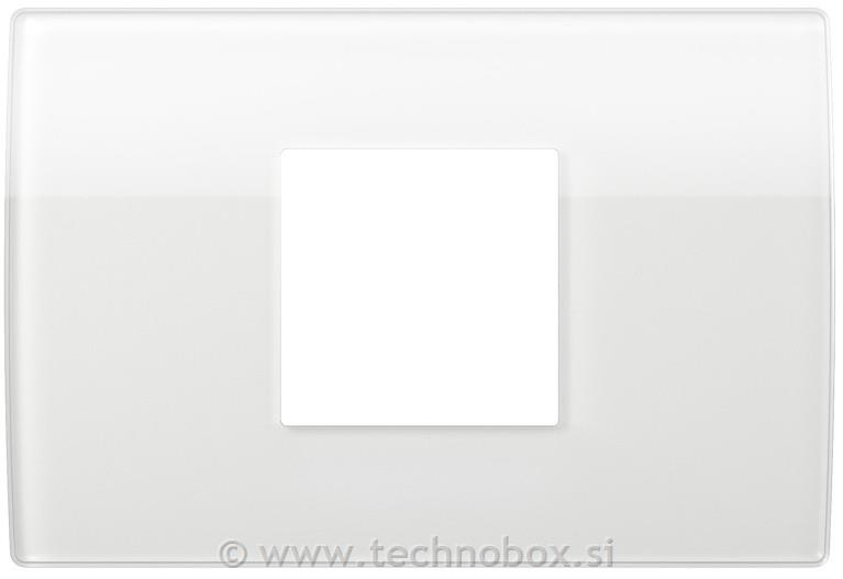 Okvir okrasni PURE 2/3M steklo belo