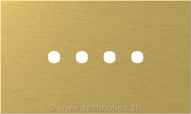 Okrasni okvir EDGE MZP 4M zlat-stikalo