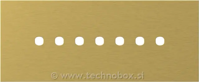 Okrasni okvir EDGE MZP 7M zlat-stikalo