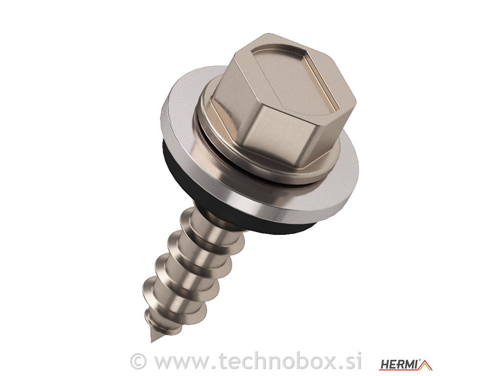 Vijak samovrezni PP 6x25mm Rf inox za pl