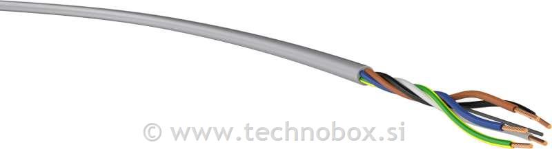 Kabel YSLY-JB 5X2,5mm razrez