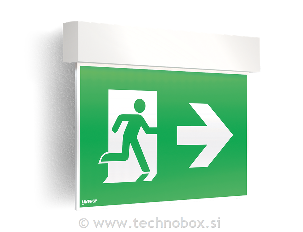 Svetilka zasilna LED 22m 1/2/3h IP40