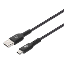 Kabel USB 2.0 A-C 1m črn
