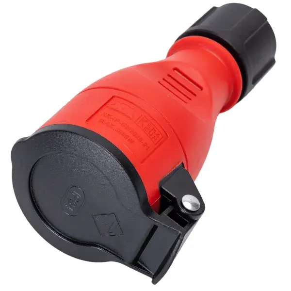 Vtičnica šuko gumi z uvodnico IP54 16A