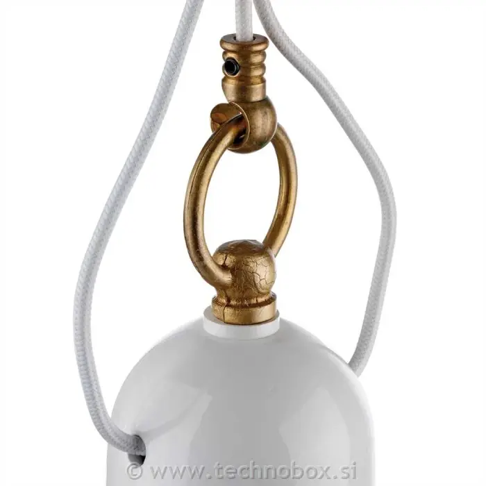 Svetilka Veneto viseča porcelan bela bre