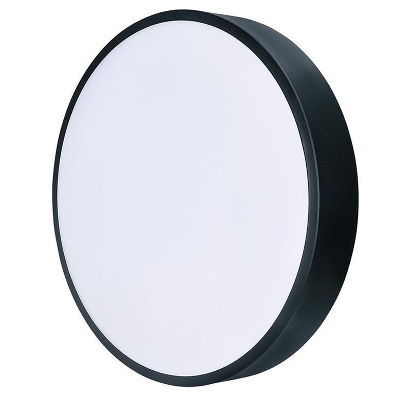 Svetilka n/o okrogla fi40cm 48W CCT črna
