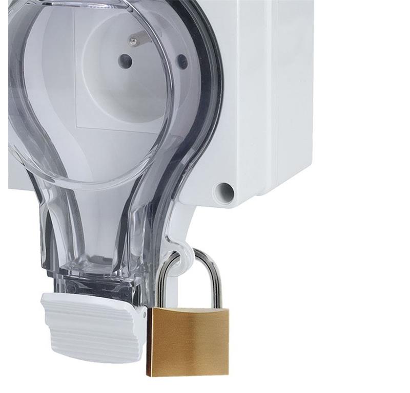 Vtičnica šuko n/o z stikalom IP66 - zakl