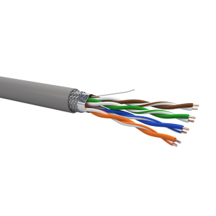 Kabel SF/UTP 5E PVC-100MHz-4x2xAWG 24/1
