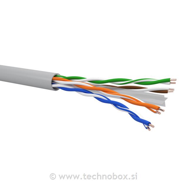 Kabel Qubix Cat.6 U/UTP 4x2xAWG23 PVC