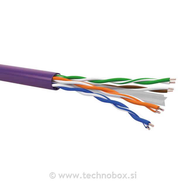 Kabel Qubix Cat.6A U/UTP 4p23AWG LSZH