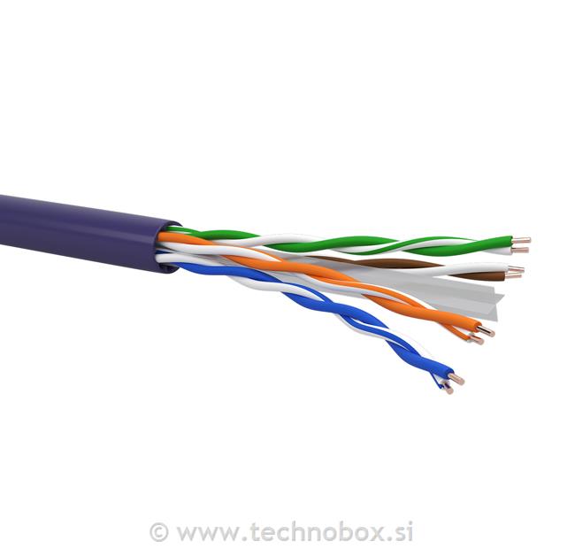 Kabel Qubix Cat.6A U/UTP 4p23AWG LSZH B2