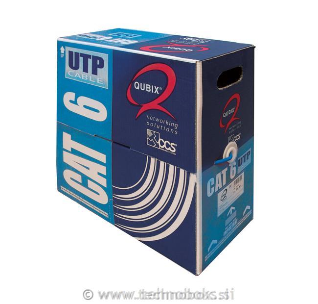 Kabel Qubix Cat.6 U/UTP 4x2xAWG24/1