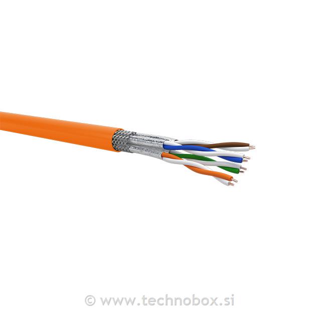 Kabel Qubix Cat.6A S/FTP 4p23AWG LSZH