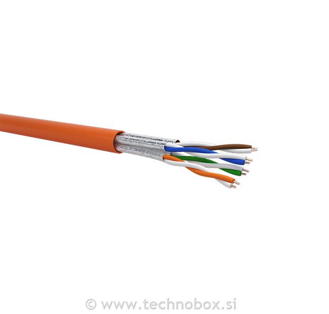 Kabel Qubix Cat.6A U/FTP 4x2xAWG23/1 LSZ