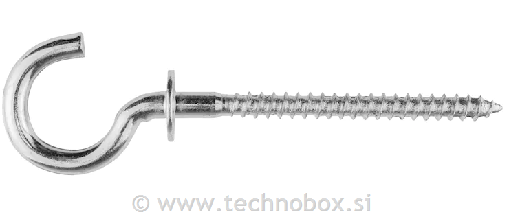 Vijak z kljuko 5x90 ZN